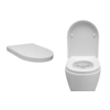 Easy flush rimfree standaard toiletzitting