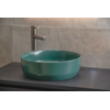 Waskom Keramiek Victoria Color Line incl. clickwaste Mat Jade Groen