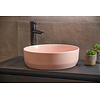 Waskom Keramiek Victoria Color Line incl. clickwaste Mat Pastel Roze