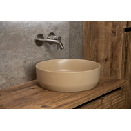 Waskom Keramiek Victoria Color Line incl. clickwaste Mat Zand Beige