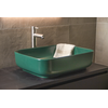 Waskom Keramiek Minerva Color Line incl. clickwaste Mat Jade Groen