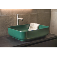 Waskom Keramiek Minerva Color Line incl. clickwaste Mat Jade Groen