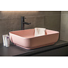 Waskom Keramiek Minerva Color Line incl. clickwaste Mat Pastel Roze
