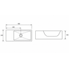 Fontein Natuursteen Recto 40x22x10 cm zonder kraangat