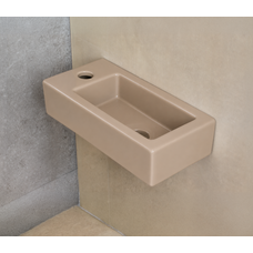 Fontein Keramiek Mat Zand Beige Qubic Mini