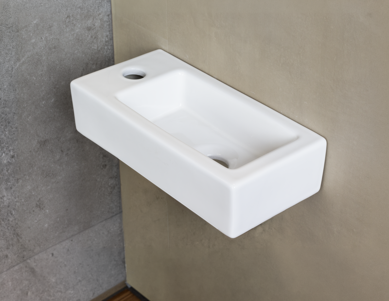 Fontein Keramiek Mat Wit Qubic Mini