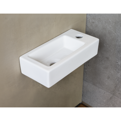 Fontein Keramiek Mat Wit Qubic Mini