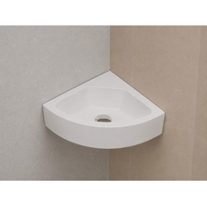 Fontein Solid Surface Corner zonder kraangat