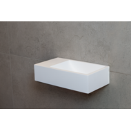 Fontein Solid Surface Recto 40x22x10 cm zonder kraangat