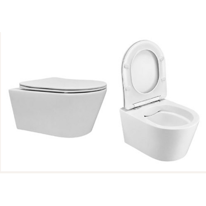 Wandcloset Easy Flush rimfree Standaard Slim