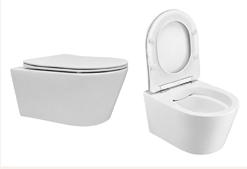 Wandcloset Easy Flush rimfree Standaard Slim