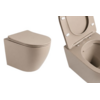 Wandcloset Color Line rimfree Compact Slim Mat Zand Beige