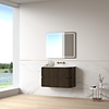 Badmeubelset Eleonora 100 Keramiek Dark Walnut zonder spiegel
