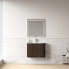 Badmeubelset Eleonora 80 Keramiek Dark Walnut zonder spiegel