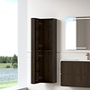 Badmeubelset Eleonora 100 Keramiek Dark Walnut zonder spiegel