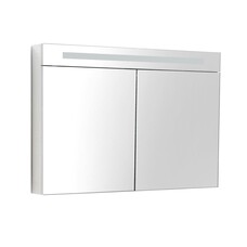 Spiegelkast met verlichting Hoogglans Wit