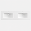 Wastafel Keramiek Classic 140 dubbele wasbak