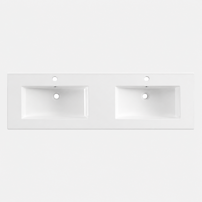 Wastafel Keramiek Classic 140 dubbele wasbak