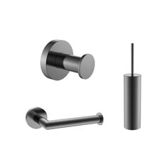 Toiletaccessoireset Gun Metal