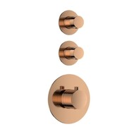 Afbouwdeel voor douche-/badthermostaat Deluxe Brons