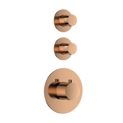Afbouwdeel voor douche-/badthermostaat Deluxe Brons