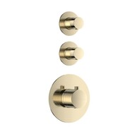 Afbouwdeel voor douche-/badthermostaat Deluxe Goud Geborsteld