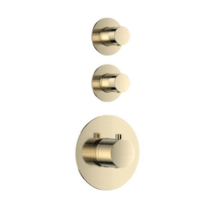 Afbouwdeel voor douche-/badthermostaat Deluxe Goud Geborsteld