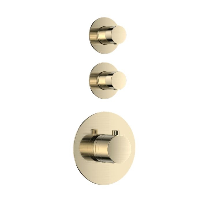Afbouwdeel voor douche-/badthermostaat Deluxe Goud Geborsteld