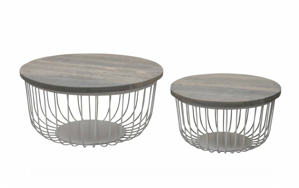 Brix Salontafel Rond Set Van 2 brix kopen in de aanbieding Brix Salontafel Rond Set Van 2 brix kopen in de aanbieding
