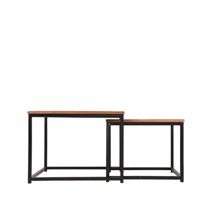 Label51 Salontafel Vierkante Set Couple 60X60X45 label51 kopen in de aanbieding Label51 Salontafel Vierkante Set Couple 60X60X45 label51 kopen in de aanbieding