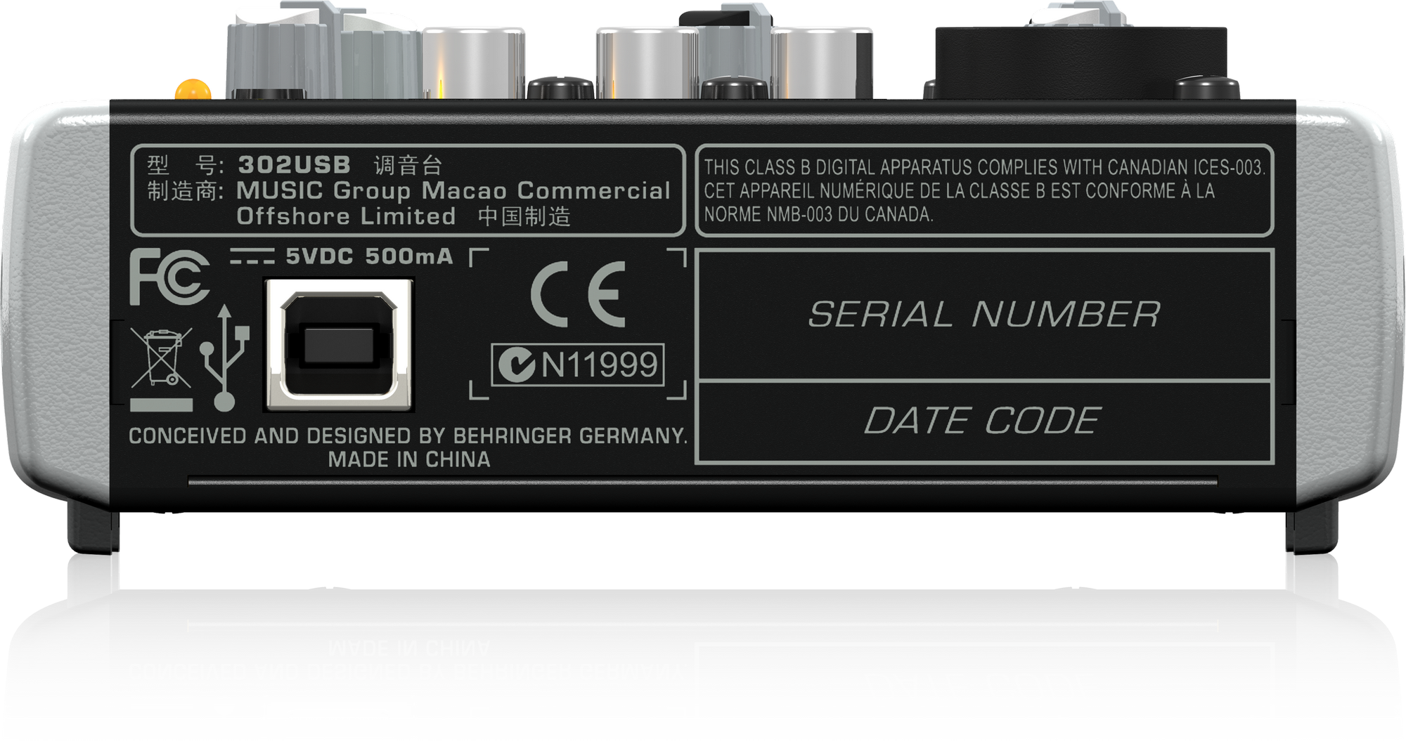 Behringer 302USB The Audio Specialists