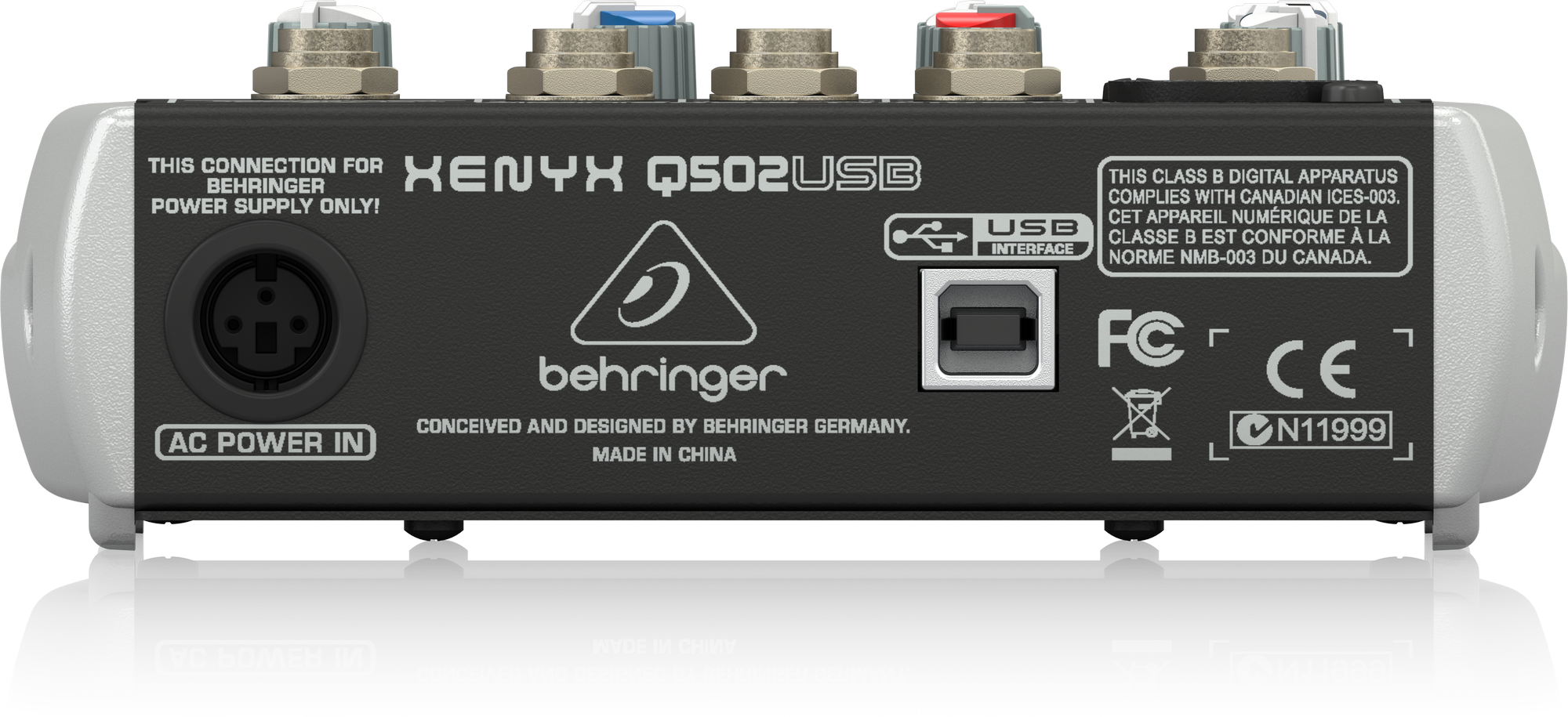 behringer xenyx q502usb audio mixer