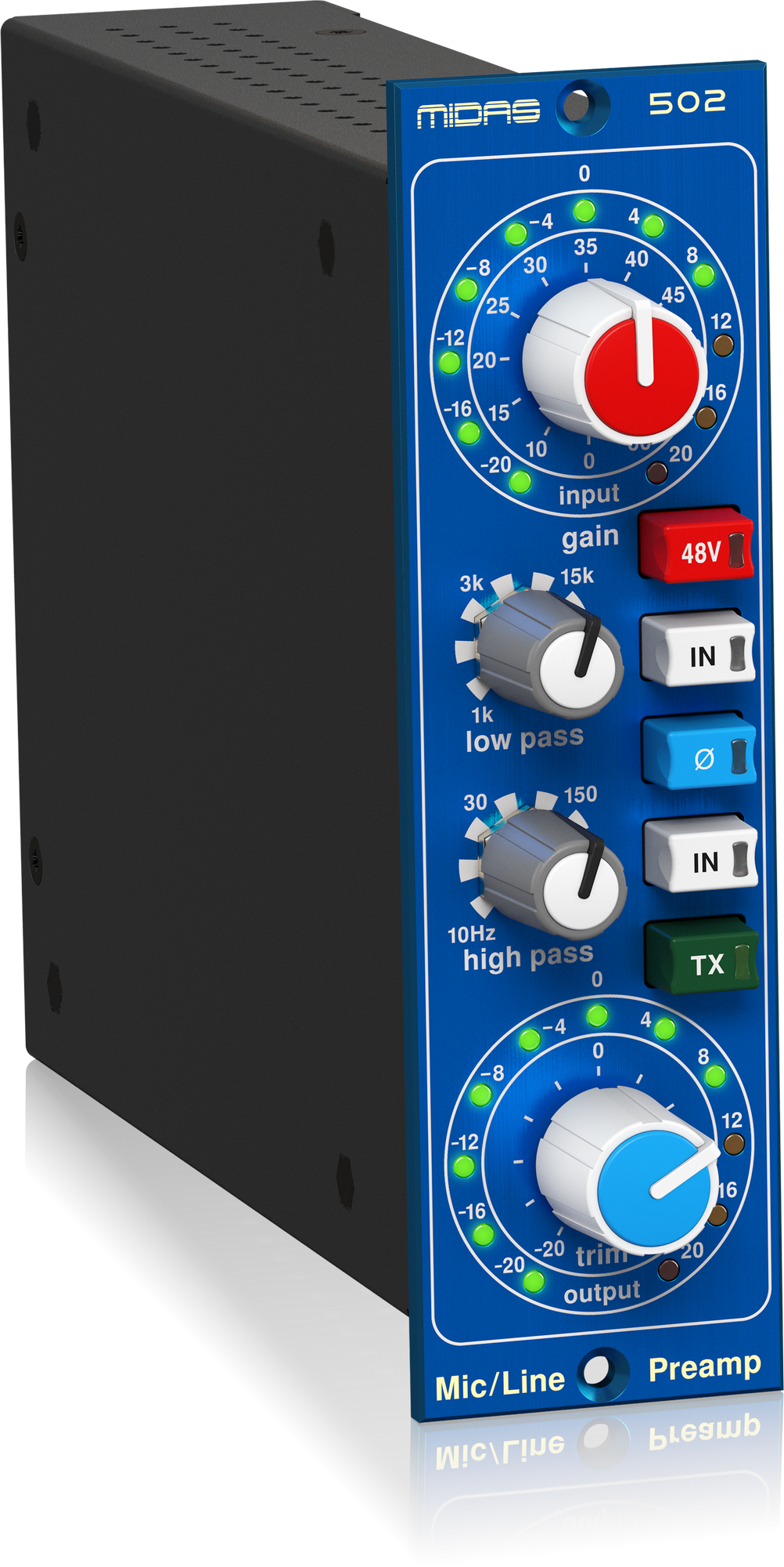 Midas MICROPHONE PREAMPLIFIER 502 V2 The Audio Specialists