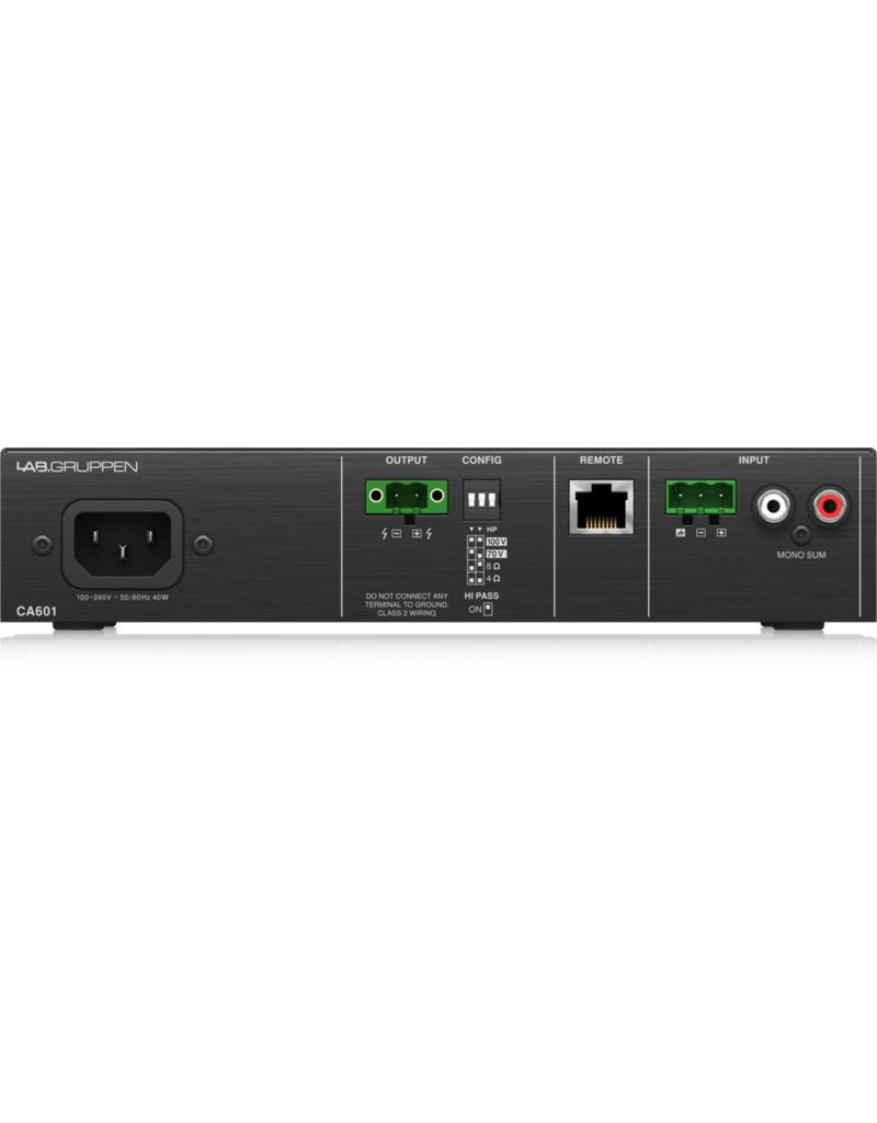 Lab Gruppen CA601 - Amplificateur de puissance