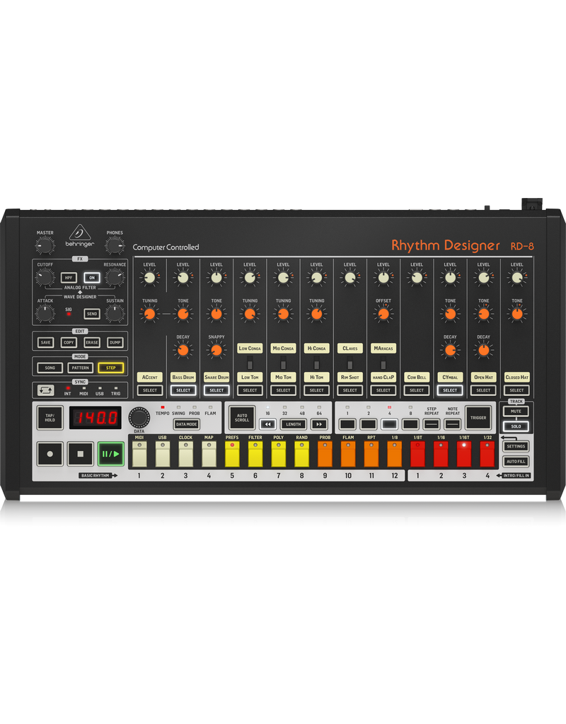 BEHRINGER RD-8 RHYTHM DESIGNER リズムマシン | www.jarussi.com.br