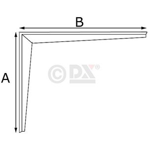 Dulimex Dulimex Industriedragers - T-profiel drager - staal vuurverzinkt - 250 kg - 1