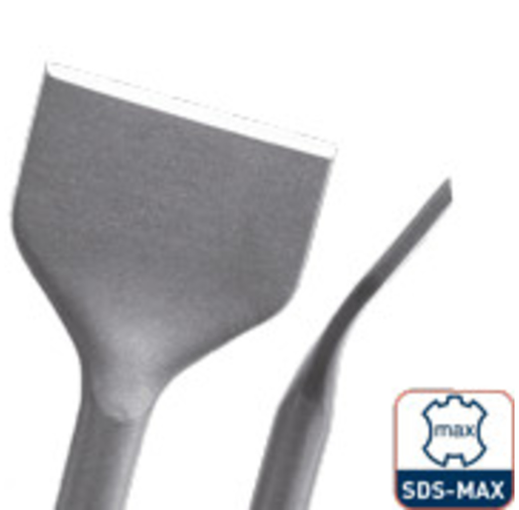 HEVU Spadebeitel gebogen SDS-max 80x300 mm - 215.1027 -