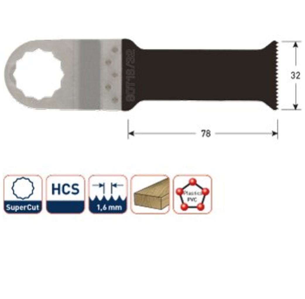 Hevu tools Rotec Invalzaagblad HCS SOT 16/32