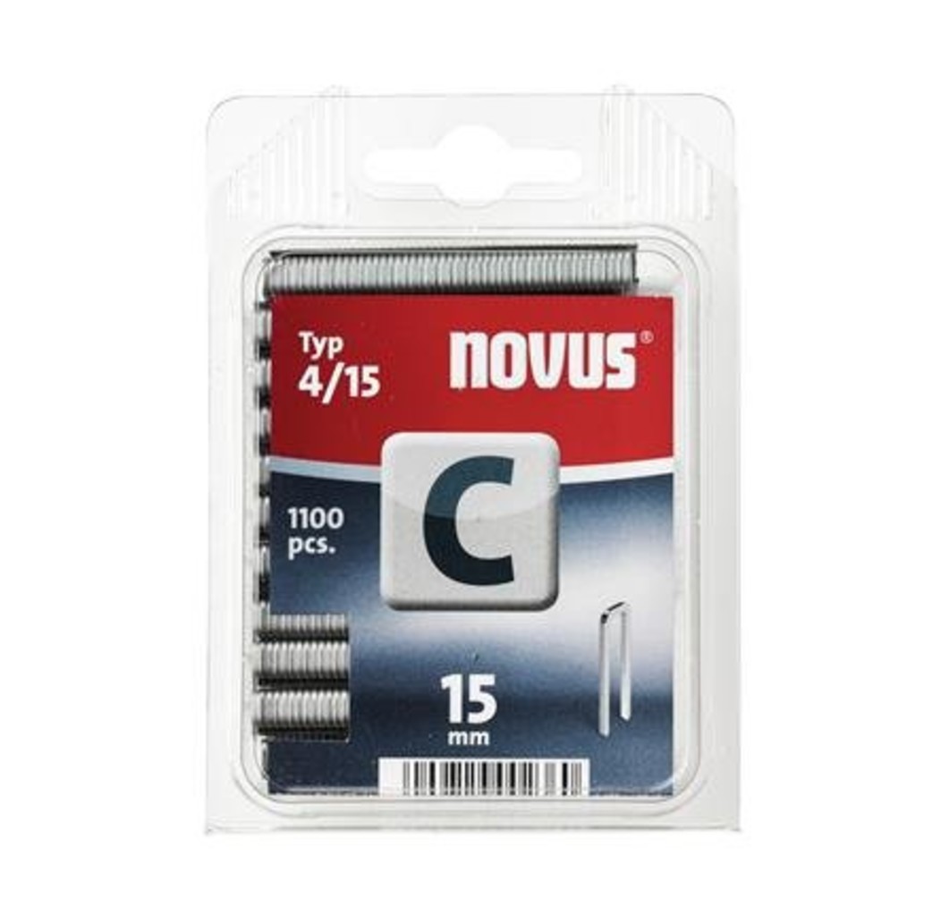 Novus Novus Smalrug nieten C 4/15 mm - 1100 stuks - 042-0390