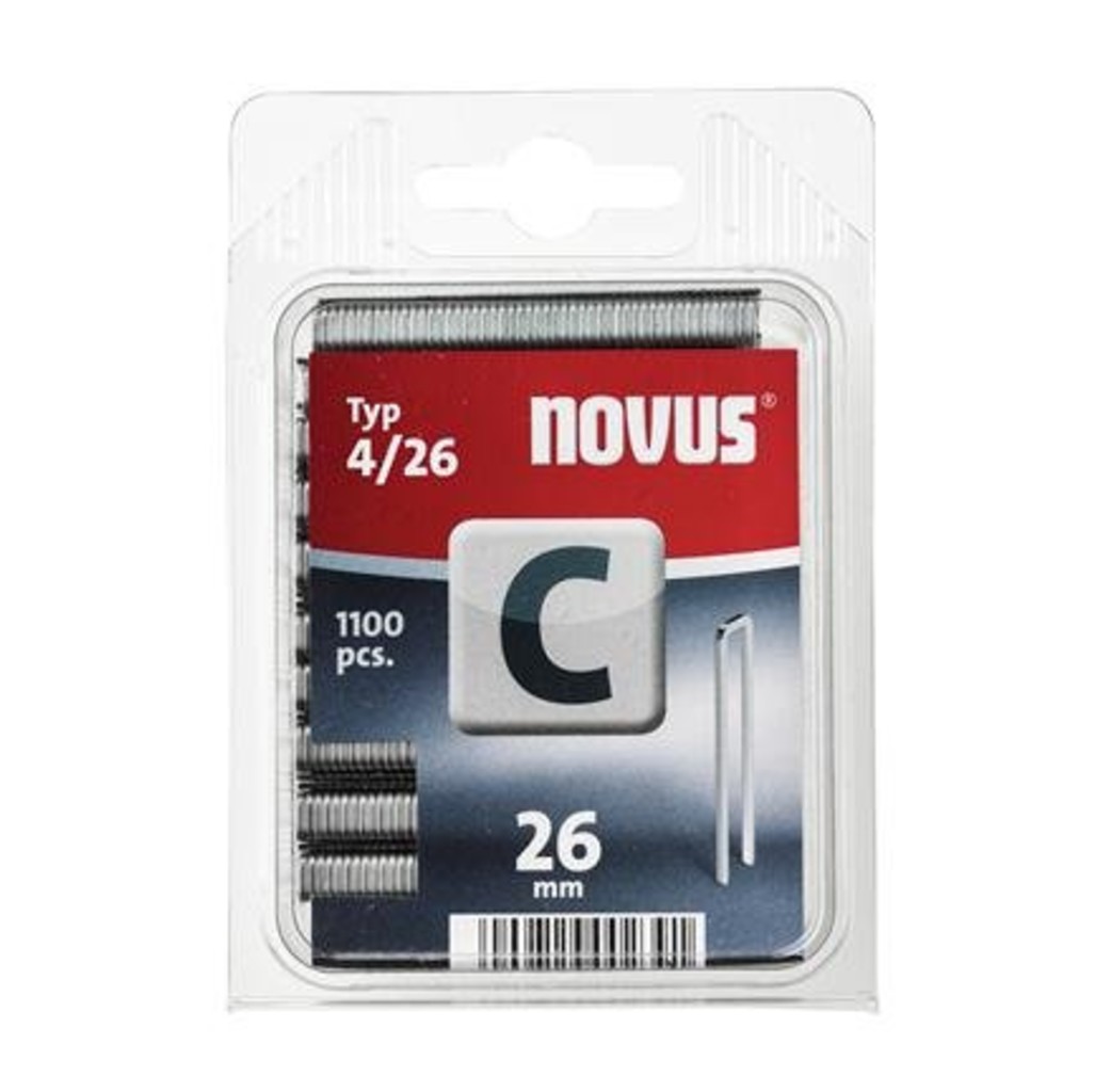 Novus Novus Smalrug nieten C 4/26 mm - 1100 stuks - 042-0393