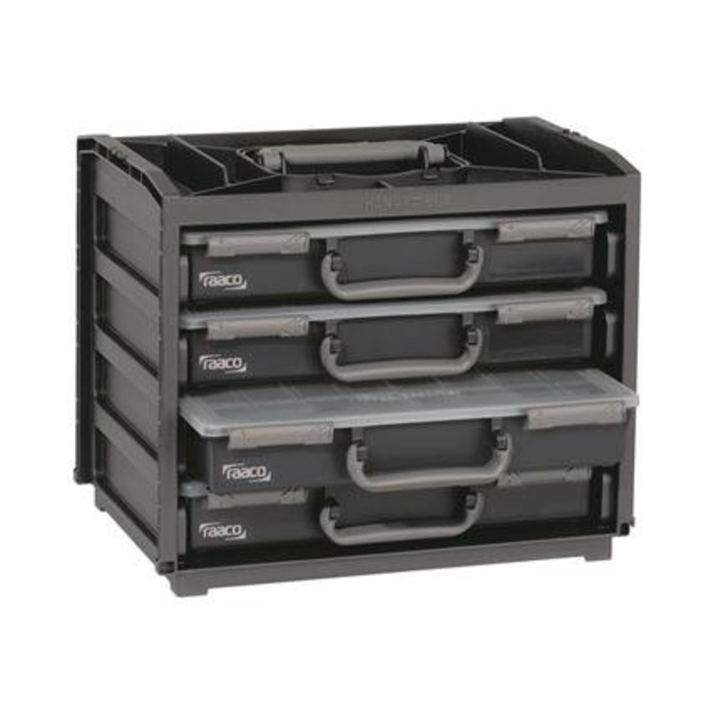 Raaco Raaco Handybox Silverline 4 vakkendozen - 139113