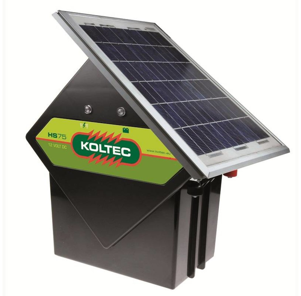 Koltec Koltec HS75 schrikdraadapparaat + 10 watt Solarset - 160-81310