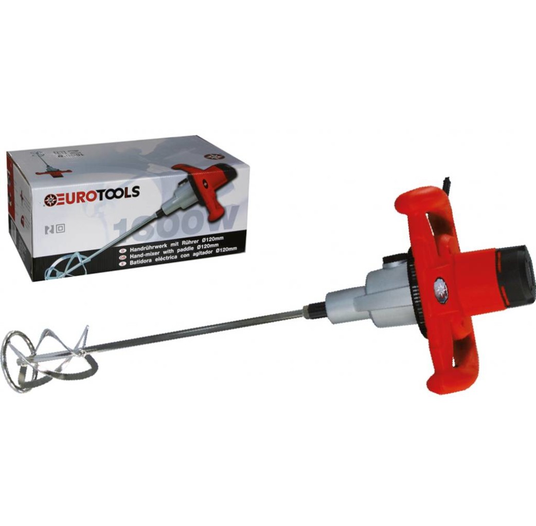 Eurotools Eurotools betonmixers met garde - 1600W - 784.2015