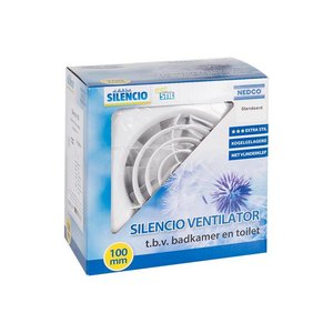 Nedco Nedco Badkamerventilator - toiletventilator  Silencio 100 Standaard - 614.005.00 - 3