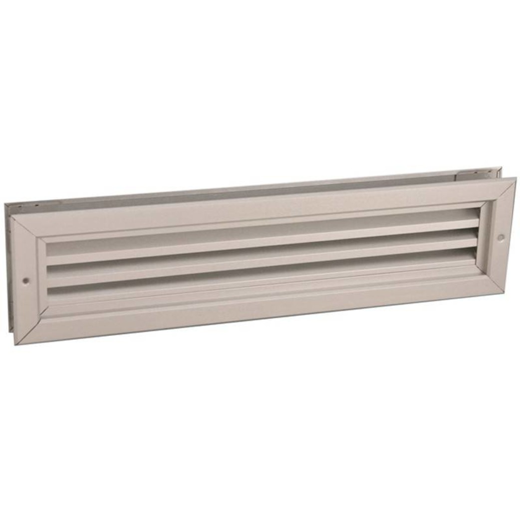 Nedco Nedco Deurventilatierooster 470x121 mm - aluminium geanodiseerd - 640.001.17