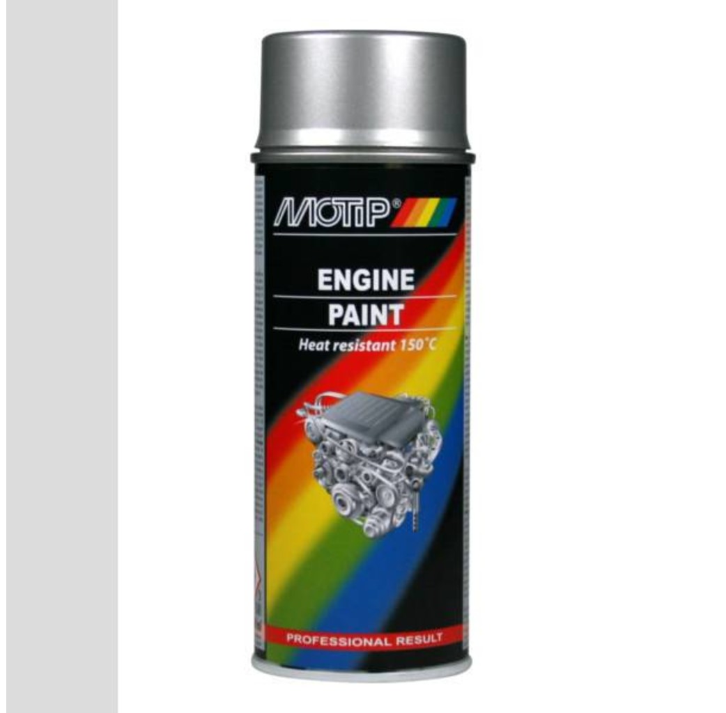 Motip Motip Motorblok lak hittebestendig - aluminium - 400 ml - 04093