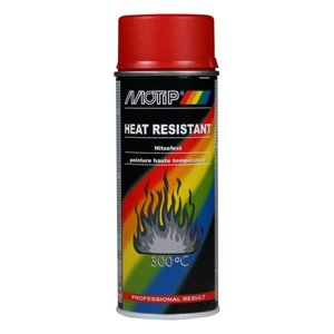 Motip Motip Hittebestendige lak 300°C - rood - 400 ml - 04040 - 0