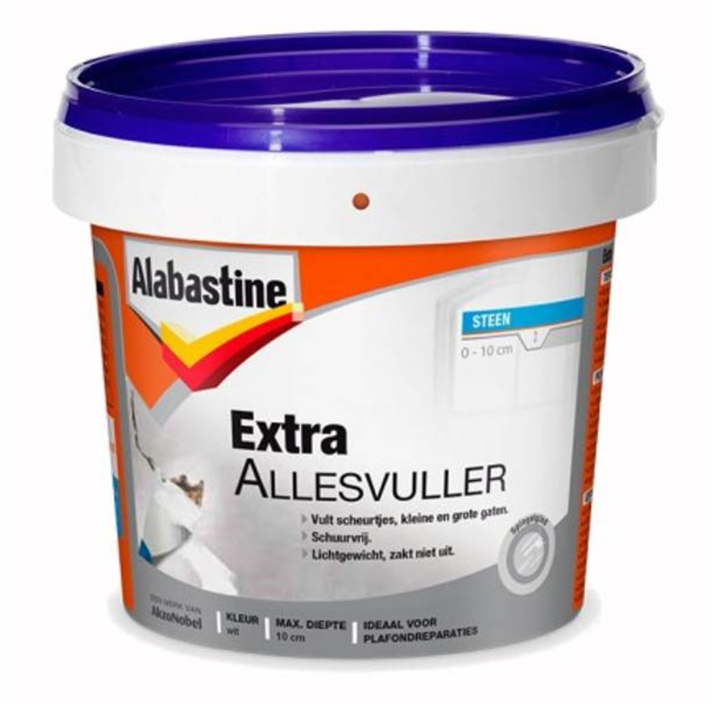 Alabastine Alabastine Extra allesvuller steen - wit - 600 ml