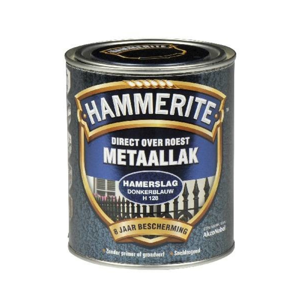 Hammerite Hammerite Metaallak hamerslag H128 donker blauw 750ML