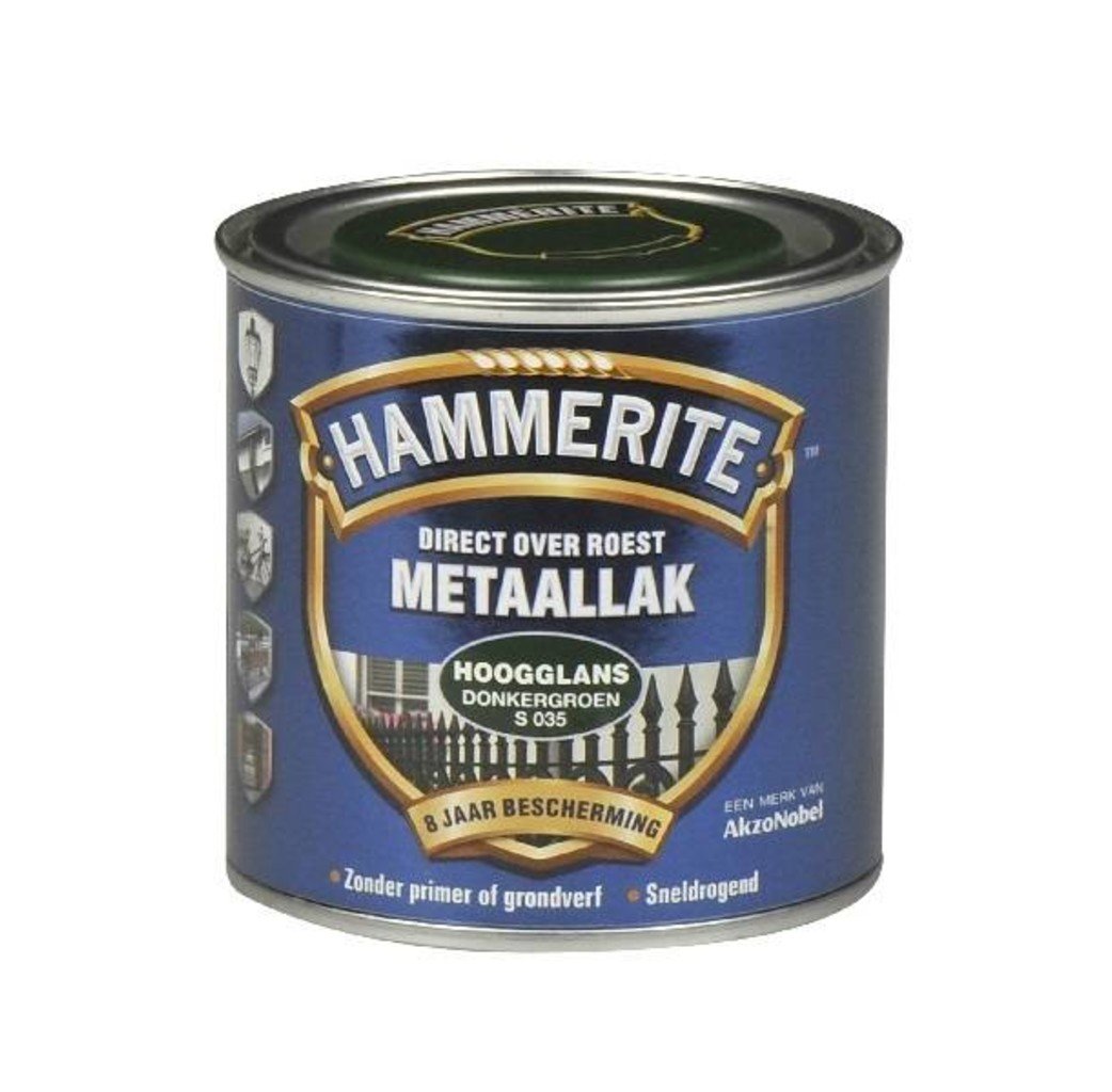 Hammerite Hammerite Metaallak hoogglans S035 donker groen 250ML